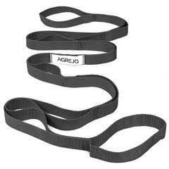 Stretching Strap Yoga Strap Physical Therapy for Home Workout, 10 Loops