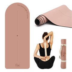 Arch-shaped Yoga Mat, Eco PU Rubber, Non-Slip Exercise Mat for Yoga, Pilates,…