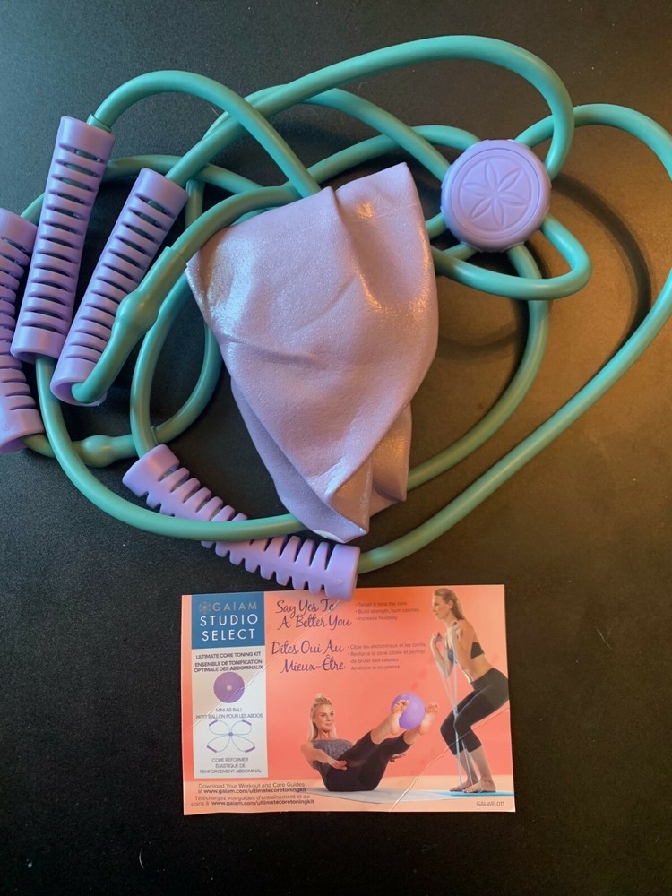 Gaiam Ultimate Core Toning Kit Studio Select Fab Fit Fun NEW!!