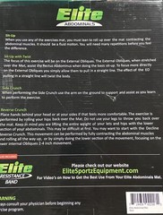 Elite Sportz Equipment Ab Mat – High Density Foam Sit Up Mats – Black