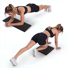 Thick 24x12x1/2 Inch Foldable Exercise Yoga Knee Pad Cushion Pilates Support