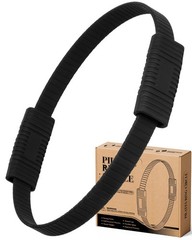 SUBCULTUREPICK Pilates Ring, Silicone Magic Rings, Lightweight Black