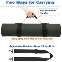 Adjustable Yoga Mat Strap – Portable Sling for Festivals