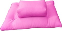 Zafu Zabuton Meditation Cushion Set, Relaxing, Yoga Exercise, Pink