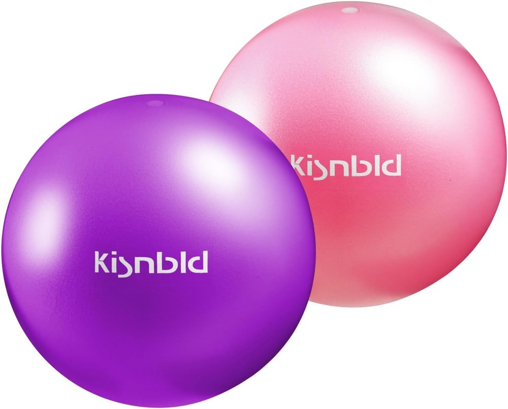 Small Exercise Ball, 9 Inch Mini Pilates Ball, Anti Burst and Slip Resistant