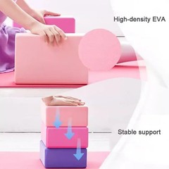 1PC Yoga Building Blocks Cubes Pilates Bricks Reinforcement Mats Sports Supplies