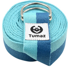 Yoga Stretch Strap Adjustable D-Ring Buckle 6-10ft Fitness Band