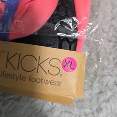 FITKICKS Yoga Fitness Pilates Indoor Outdoor Shoes Rubber Sole Women XL 10 11