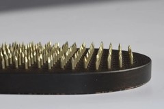 Sadhu Board “Mandala Flowers” Yellow Galvanized Nails 10 mm/0.4 inch