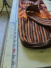 Prana Vintage Yoga Mat Bag Boho Paisley Floral Striped Earthy Drawstring Pocket