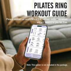 Pilates Ring Fitness Circle for Women, Pilates Equipment – 14.5″ Home Magic Exer