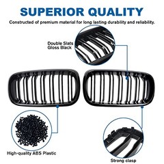 X5 F15 Grille，Gloss Black 2014-2018 X5 F15 X6 F16 Gloss Black Double Slats