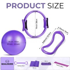 Pilates Kit for Women with Magic Circle Pilates Ring, Pilates Ring Fitness Tr…
