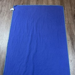 Manduka EQua Yoga Mat Towel Blue 25×68”