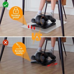 Elliptical Exercise Mat 19.7 x 23.6 – Non-Slip Stability and Protection