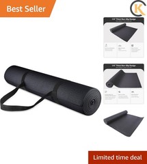 All Purpose 1/4-Inch Yoga Mat – Lightweight, Anti-Tear & Comfortable Design