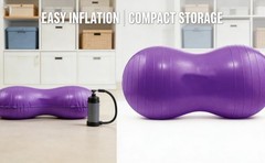 Professional Peanut Exercise Ball，Ideal for Birthing, Pregnancy, Kids Therapy,
