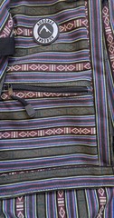 Aurorae Cross body Sling Backpack Multicolored Yoga Bag Sling Gym Workout Canvas