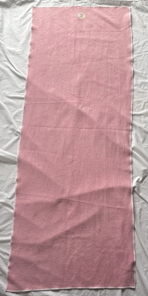 Yogitoes Skidless Yoga Mat Towel Pink Breast Cancer Awareness Non-Slip Hot Yoga