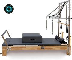 Pilates Reformer Wooden Pilates Reformer Machine with Springs Pilates Bed Streng