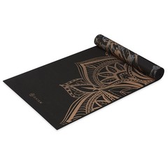 Gaiam Yoga Mat – Premium 6mm Print Reversible Extra Thick Non Slip Exercise