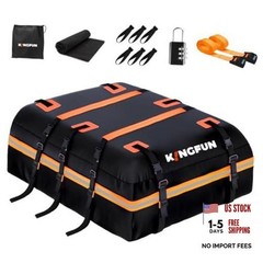 Car Rooftop Cargo Carrier Bag, Waterproof Car Roof Luggage 15 Cubic Feet