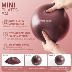 Kit de Pilates, Aro de Pilates de 15 pulgadas con 1 pelota Core