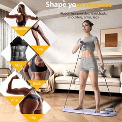 Pilates Board, 6 in 1 Reformer Set, Foldable All Rounder Smart Digital