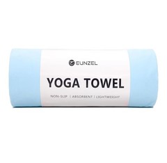 Yoga Towel Non-Slip, Super Soft, Sweat-Absorbent, Quick-Drying, Light Blue
