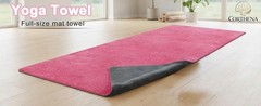 Yoga Mat Towel, Extra Thick (600GSM) Soft Hot Yoga Towel, Non-Slip and Sweat