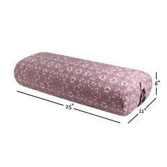 Standard Yoga Bolster – Celestial Plum – Firm Core with a Soft Surface, Recta…