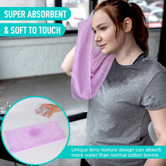 Microfiber Gym Towels Super Absorbent Compact Travel Workout Towel Quick Dry Cam