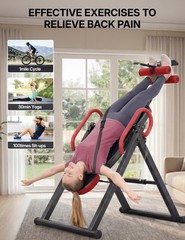 Gravity Heavy Duty Inversion Table with Headrest & Adjustable Protective Belt…