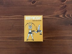 Bodyweight Exercises Cards, 60 Workout Cards 5″ x 3.5″ Fitness Anywhere
