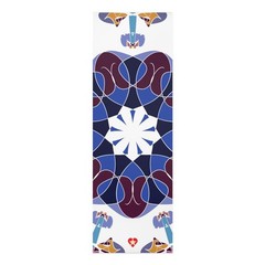 Artistic Foam Yoga Mat Fitness Boho Mat Yoga Lovers Exercise Vibrant Home Gym