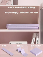 Foldable Yoga Mat Mute Eco Friendly Folding Travel Fitness Exercise Double Sided