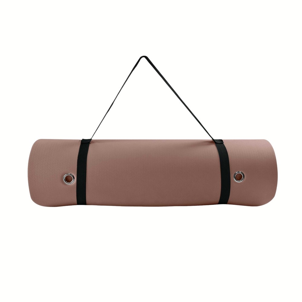 Hanging Yoga Mat, Pilates Mat, Exercise Mat for Home Workouts with Carry Stra…