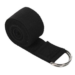 180cm Yoga Stretch Strap Cotton D-Ring Belt for Pilates Exercise Flexibility