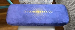 TMNovo Yoga Bolster Pillow Purple / Blue Suede 28″ x 10″ x 6″