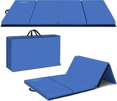 3’x6’x2 Thick Folding Gymnastics Exercise Mat Aerobics Stretching Yoga Mats