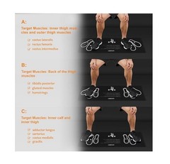 UNMERA Squat Wedge Block Non-Slip Heel Elevator Improves Squat Form Mobility