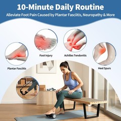 comness Plantar Fasciitis Relief Kit – Foot Stretcher and Foot Massager Ro