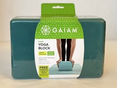Gaiam Foam Yoga Block – Supportive Foam Soft Non-Slip Surface for Yoga New