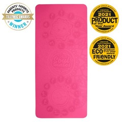 Kids Lightweight Yoga and Pilates Mat Non-Slip, Eco-Friendly TPEMateri…