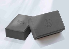 IUGA Yoga Block 2 Pack with Strap, High Density Blocks Gray