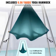 Aerial Yoga Frame and Yoga Hammock 9.67 Ft. H Professional Yoga Swing Stand Come