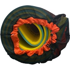 Aqua Lily Pad Storage Bag, Nylon Carry Bag for Water Mats Up to 18 Feet, Orange