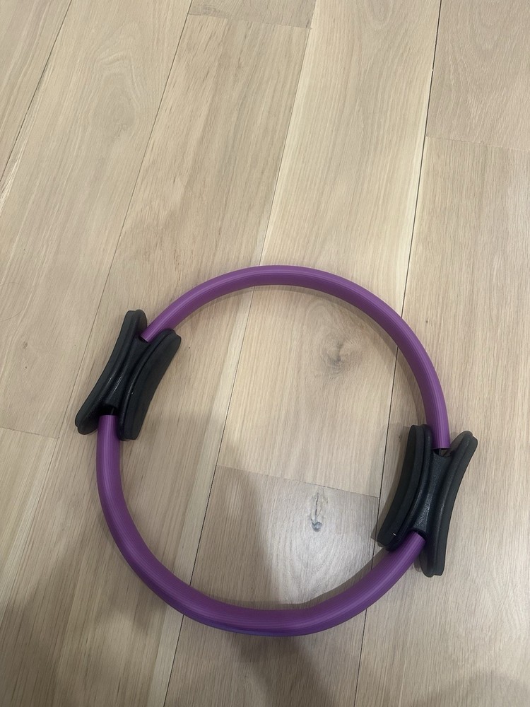 Pilates Ring Yoga Circle Exercise Gym Fitness Body Trainer Magic Tool Dual Grip