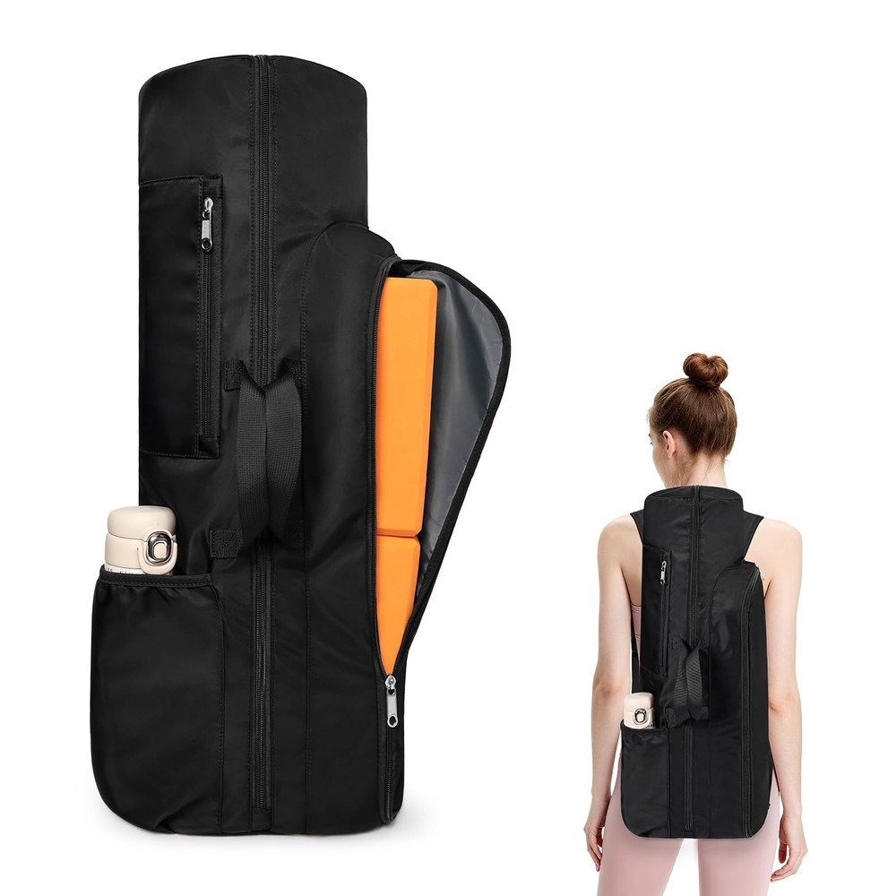 Waterproof Yoga Mat Bag Backpack For Women Men Carrier Holder Workouts Gym