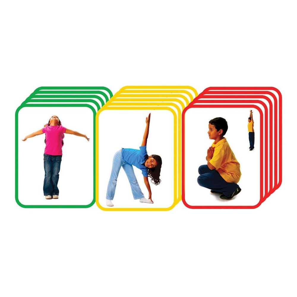 Roylco Body Poetry: Yoga Poses For Young Children with Three Levels of